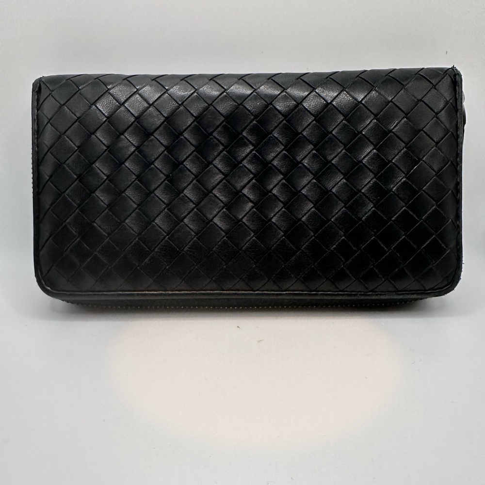 Bottega zippy wallet - dark navy